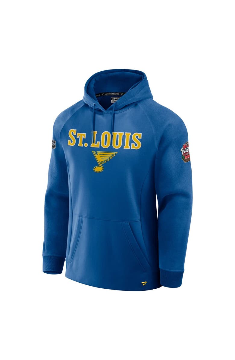 FANATICS Men's Fanatics  Blue St. Louis Blues 2025 NHL Winter Classic Authentic Pro Fleece Pullover Hoodie, Alternate, color, 