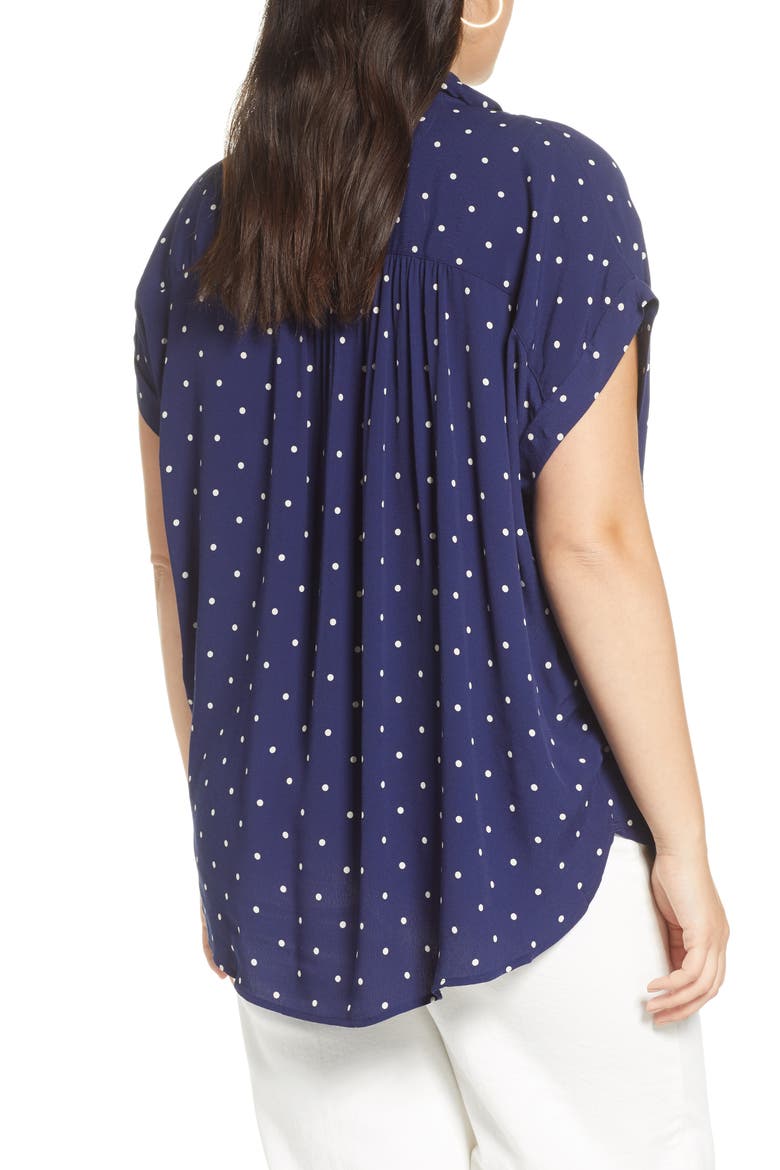 Polka Dot Central Shirt, Alternate, color, POLKA DOT NIGHTFALL
