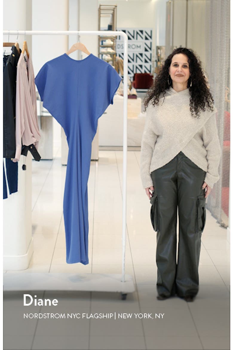 Theo Drape Midi Dress video