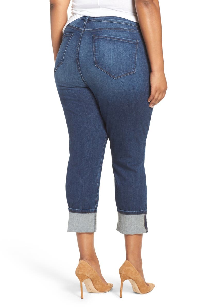 NYDJ 'Lorena' Stretch Wide Cuff Skinny Boyfriend Jeans, Alternate, color, 