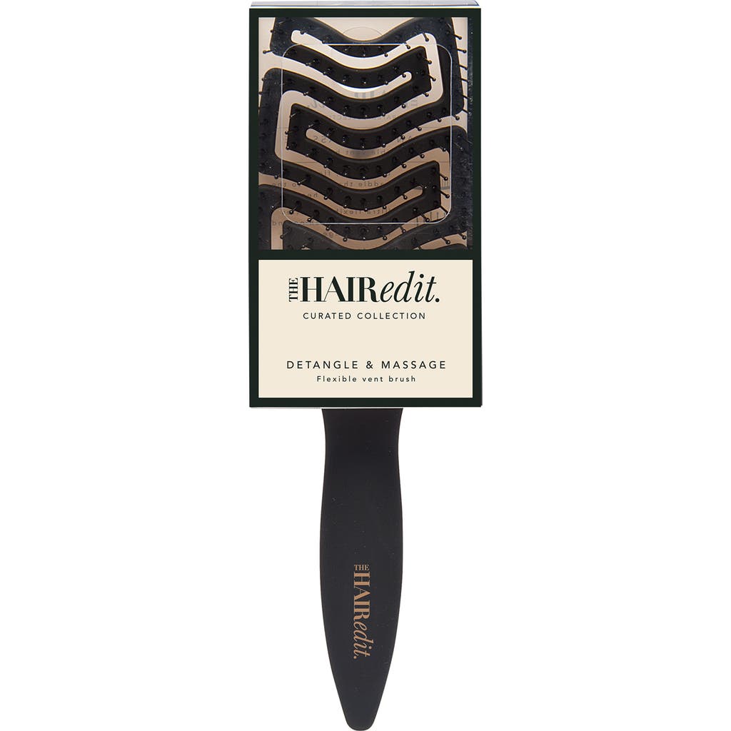 The Hair Edit Detangle & Massage Wet Brush In Black