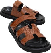 Forever & Always Shoes Loana Leather Slide Sandal