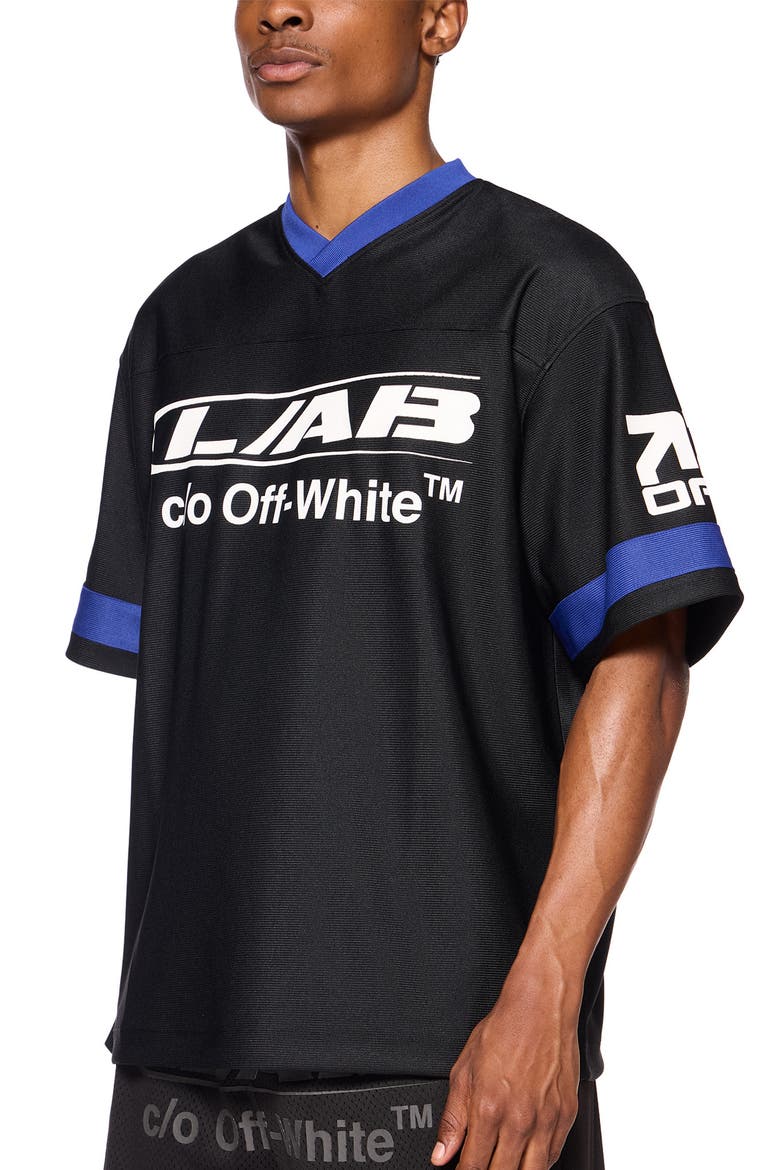Off Active Soccer Jersey, Alternate, color, BLACK