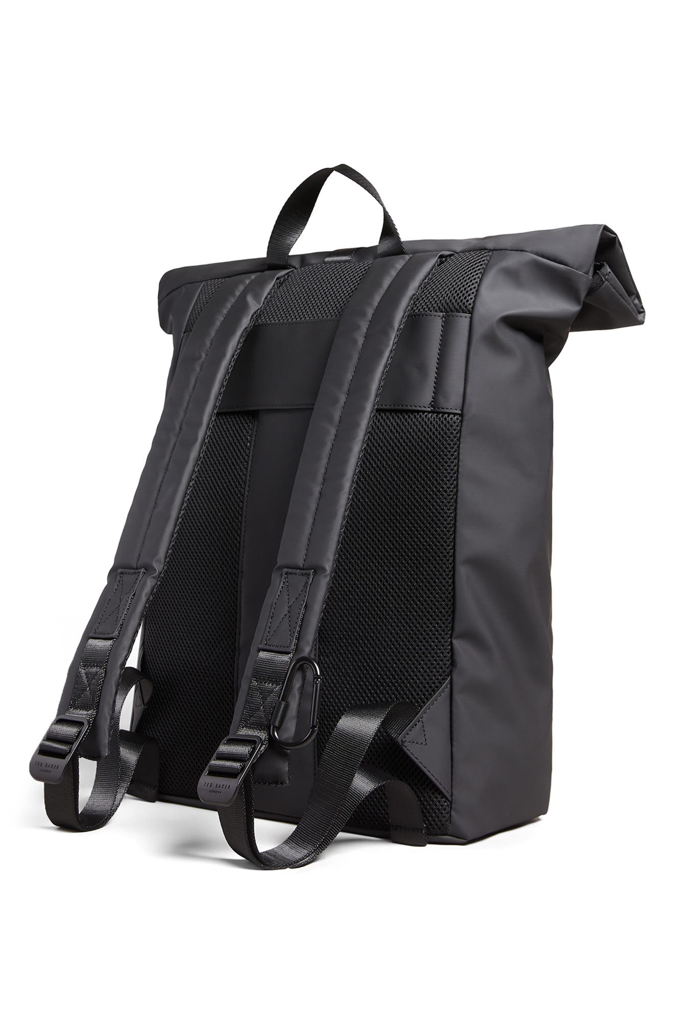 Ted Baker London Clime Rubberized Rolltop Backpack, Alternate, color, 