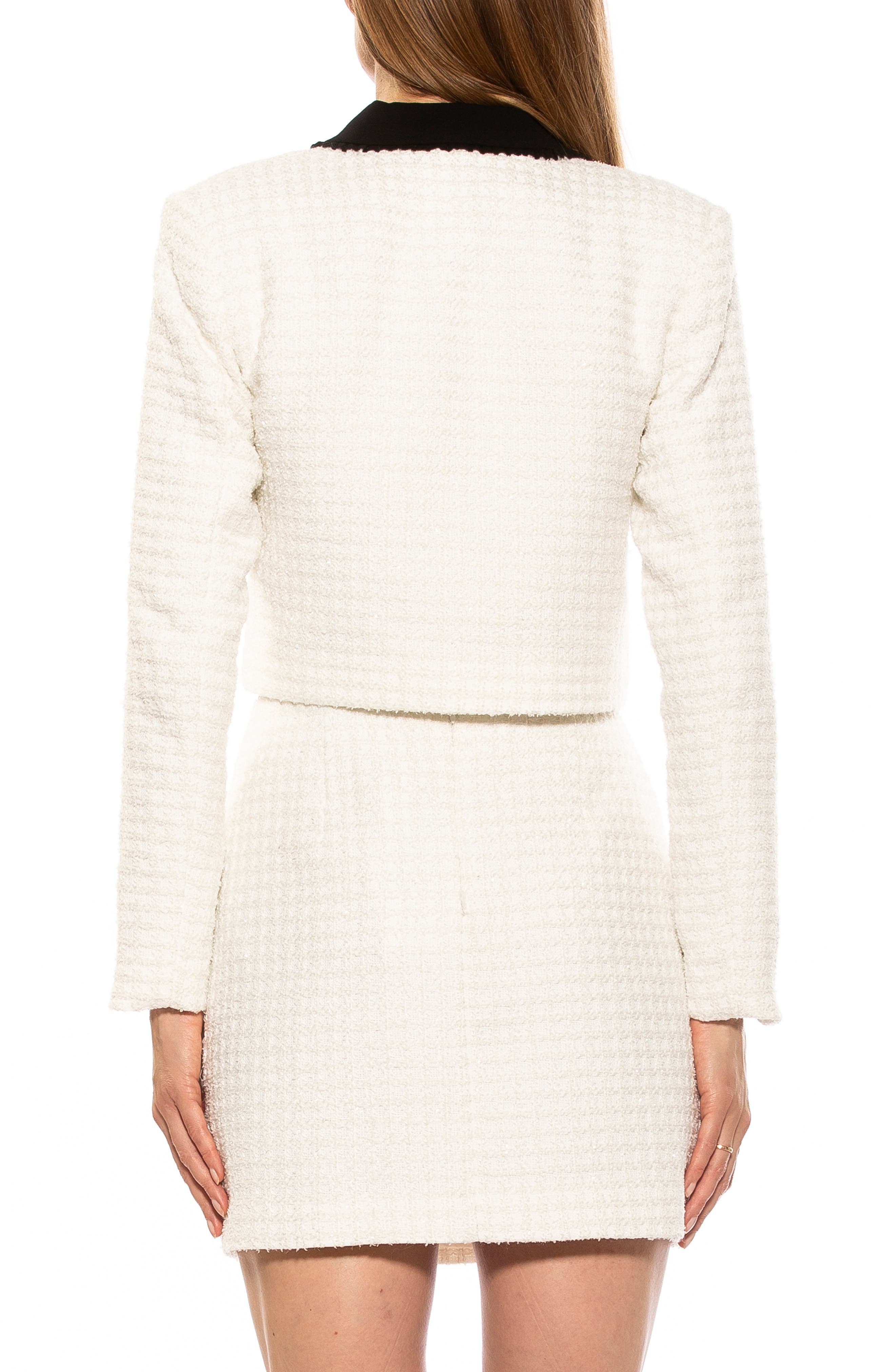 Aurelia Tweed Crop Jacket - image 4