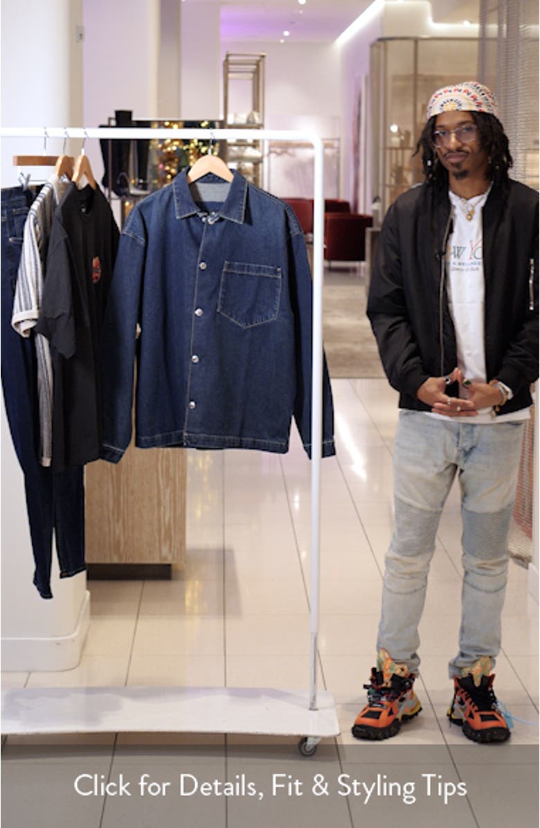 Denim Overshirt, sales video thumbnail