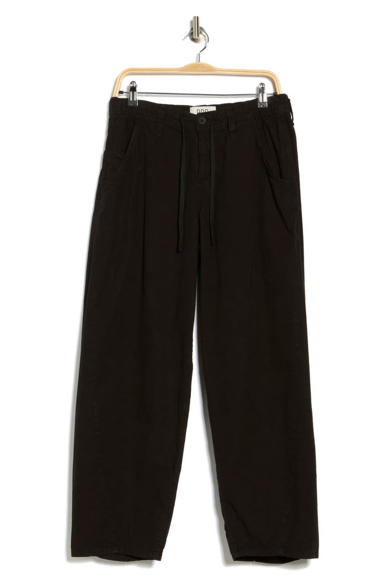 BDG Urban Outfitters Carter High Waist Cocoon Leg Pants, Alternate, color, Black