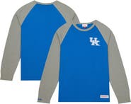 Mitchell & Ness Men's Mitchell & Ness Royal Kentucky Wildcats Legendary Slub Raglan Long Sleeve T-Shirt
