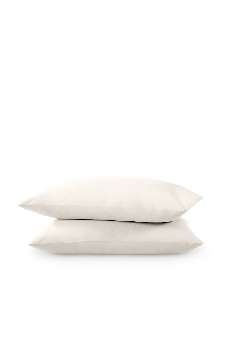 400 Thread Count Organic Cotton Sateen Pillowcase Set, Main, color, French Beige