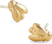 Madewell Demi-Fine Bee Stud Earrings
