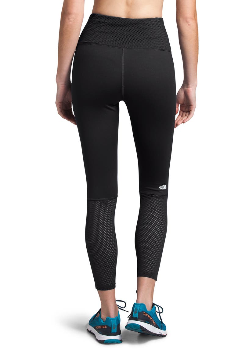 Active Trail Mesh 7/8 Leggings, Alternate, color, BLACK