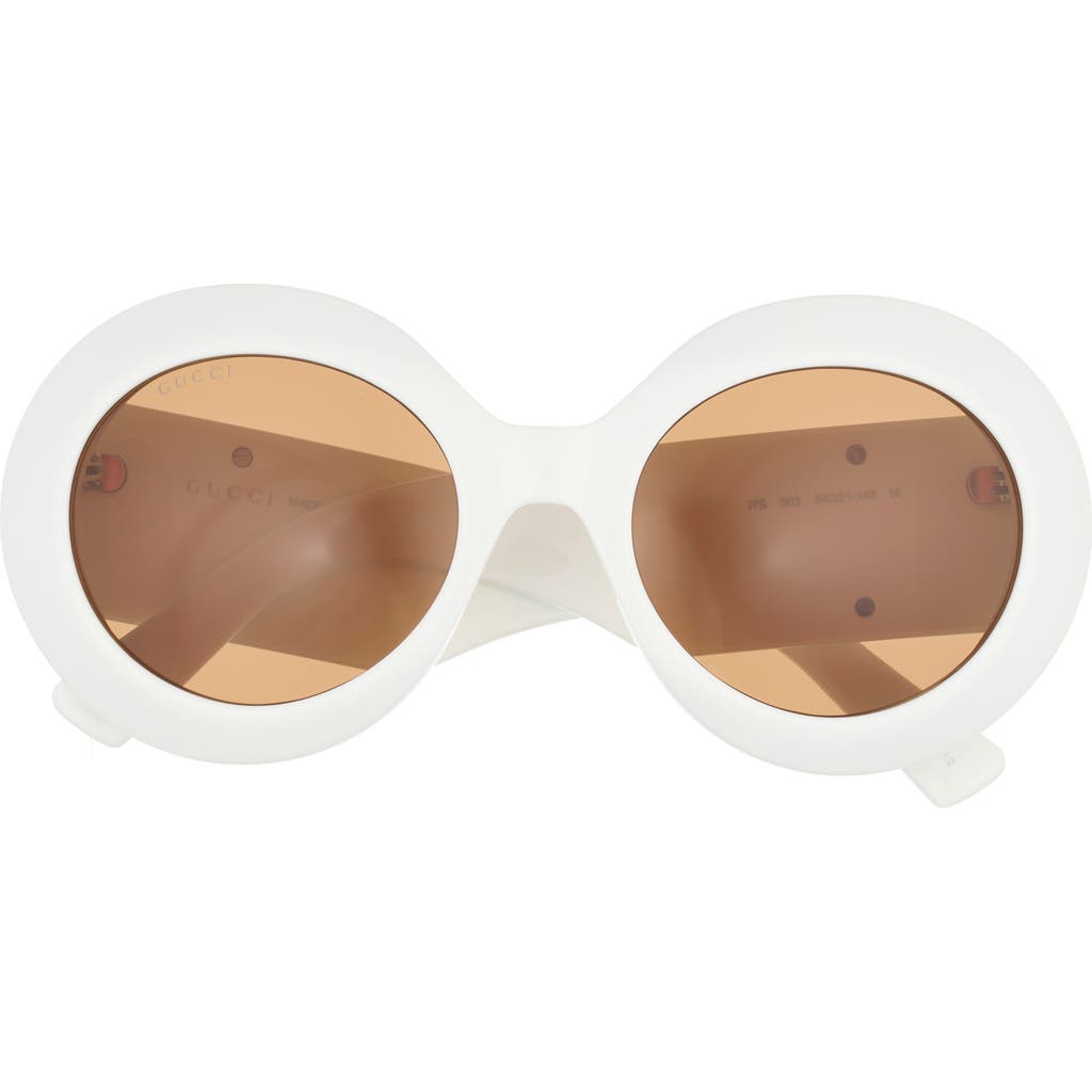 Gucci 54mm Round Sunglasses