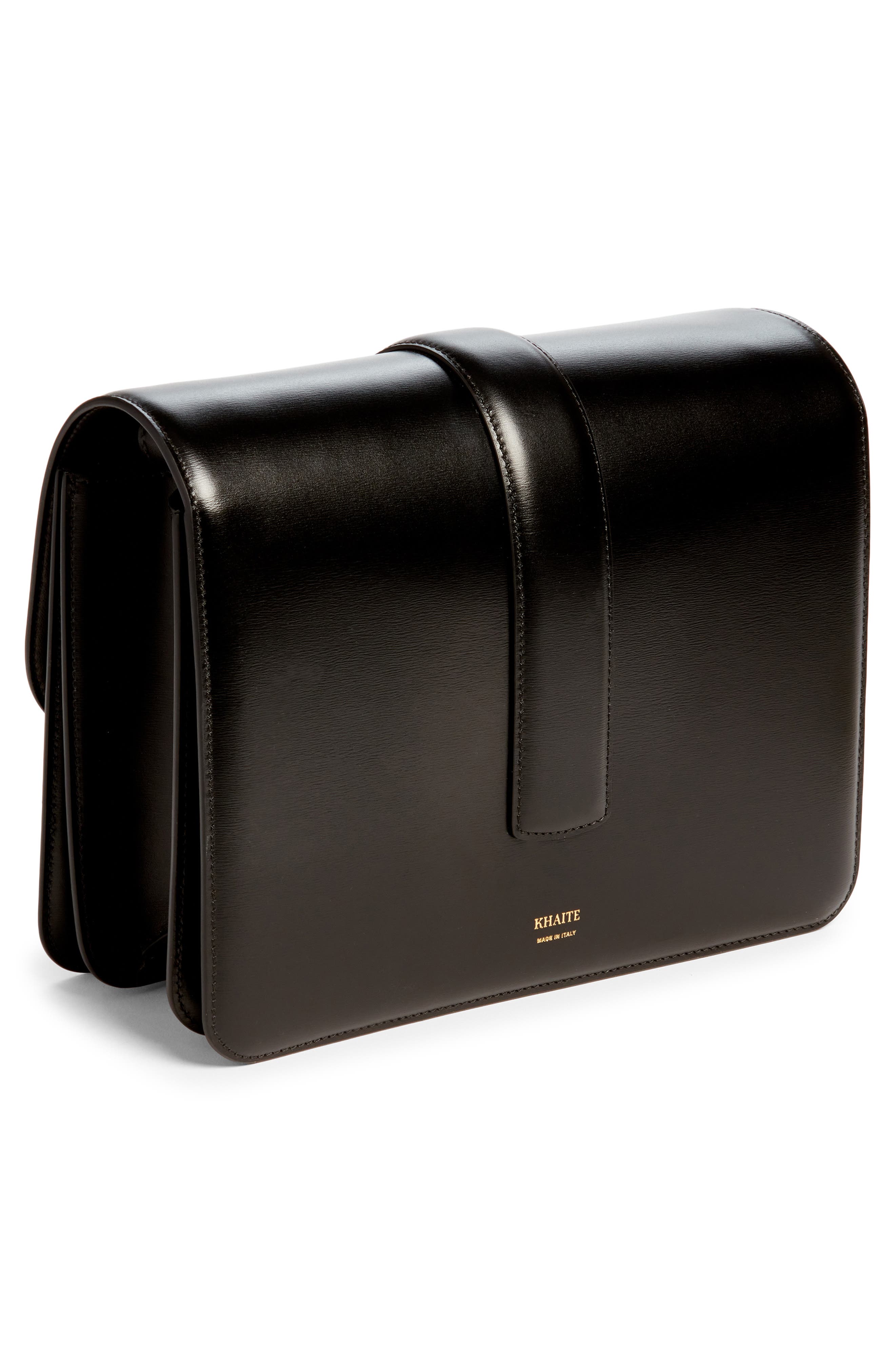 Khaite Blake Crossbody Bag, Alternate, color, Black