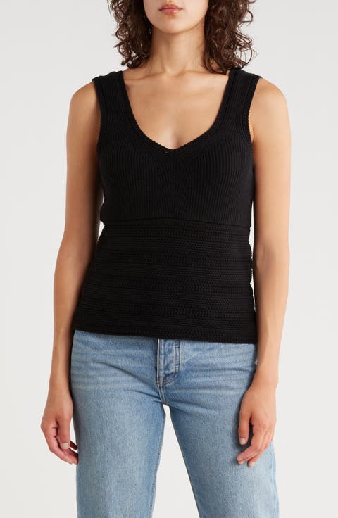 V-Neck Sweater Tank