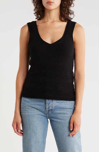 DKNY V-Neck Sweater Tank