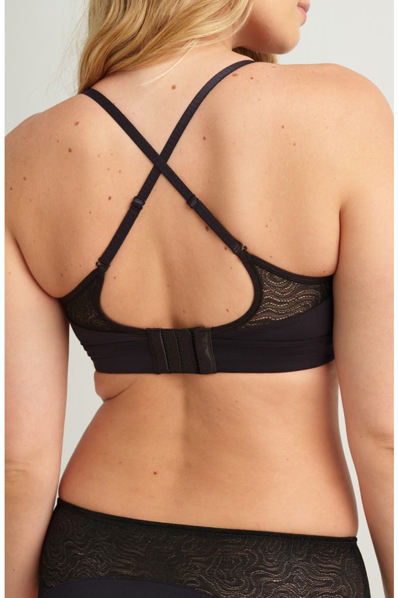 Lace Bralette, Alternate, color, VOLCANIC BLACK