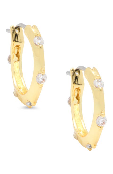 Kids' Cubic Zirconia Hoop Earrings