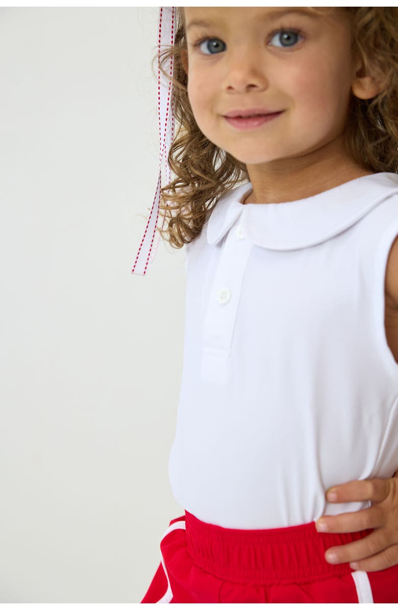 Courtside Kids Girly Girls Tank Top, Alternate, color, White