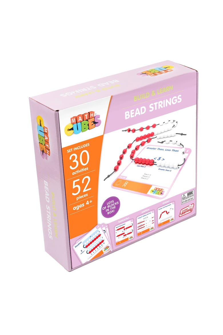 Mathcubes Bead Strings 30 Activity Set, Alternate, color, Multicolored