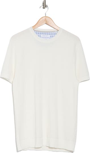 Textured Short Sleeve Sweater