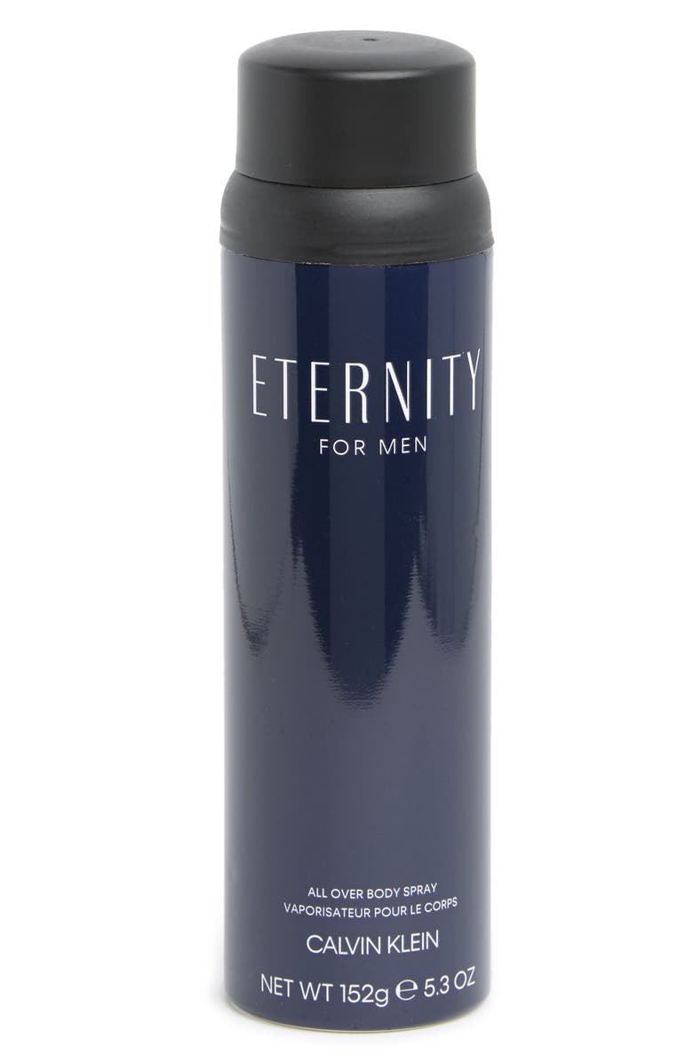 Calvin Klein Eternity For Men 5.3 oz. Body Spray, Main, color, Dark Grey