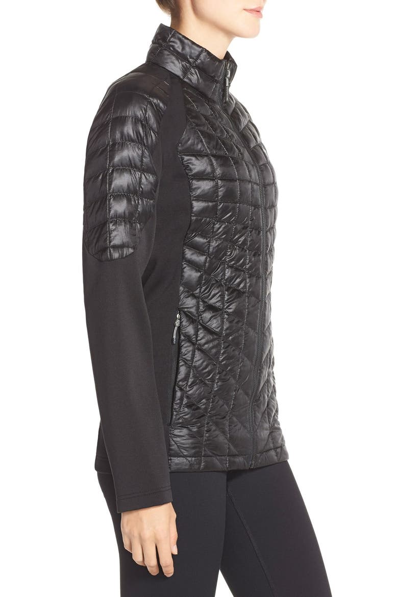'Momentum Thermoball™' Hybrid Jacket, Alternate, color, TNF BLACK