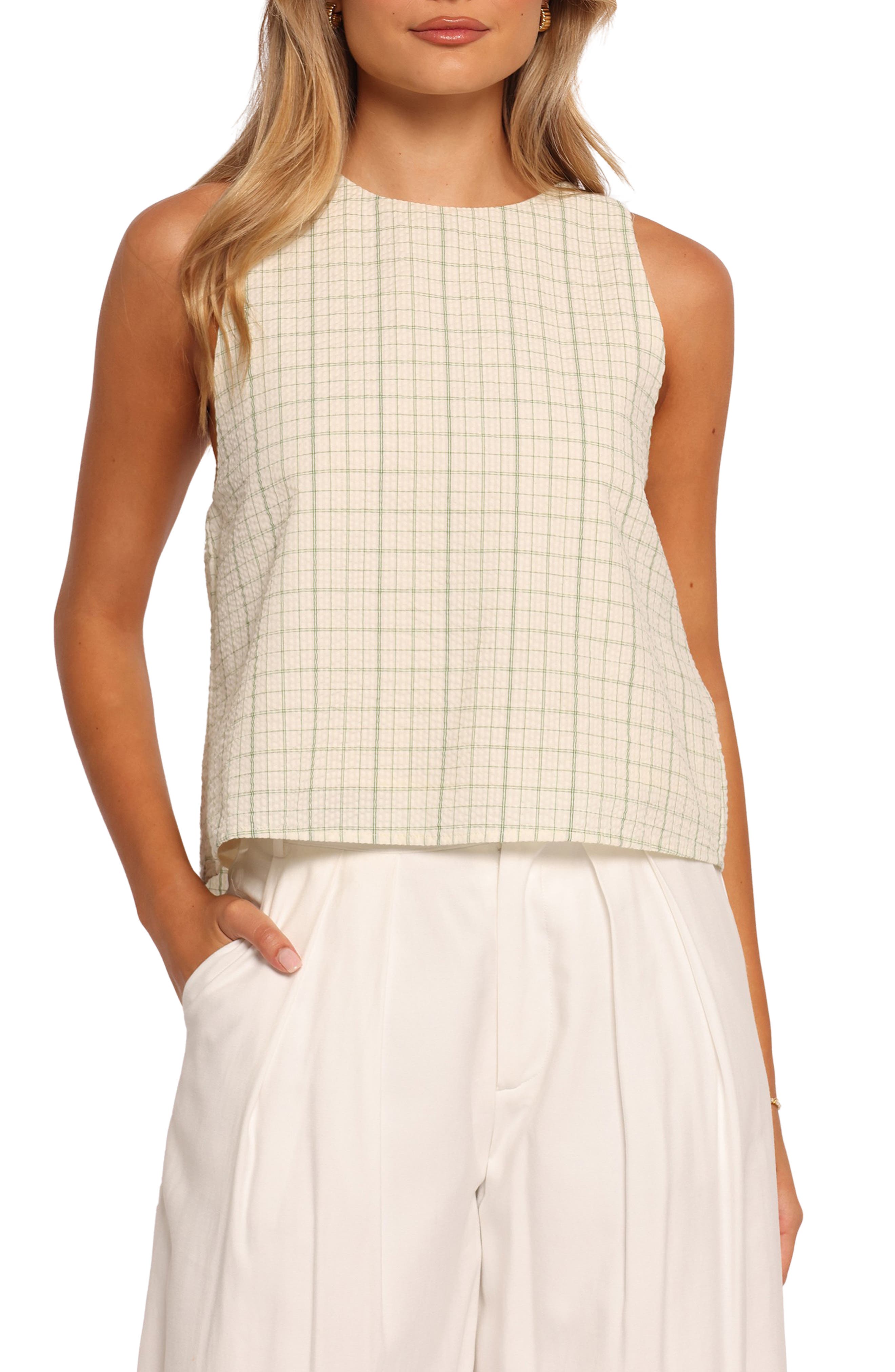 Petal & Pup Selva Bow Back Sleeveless Top