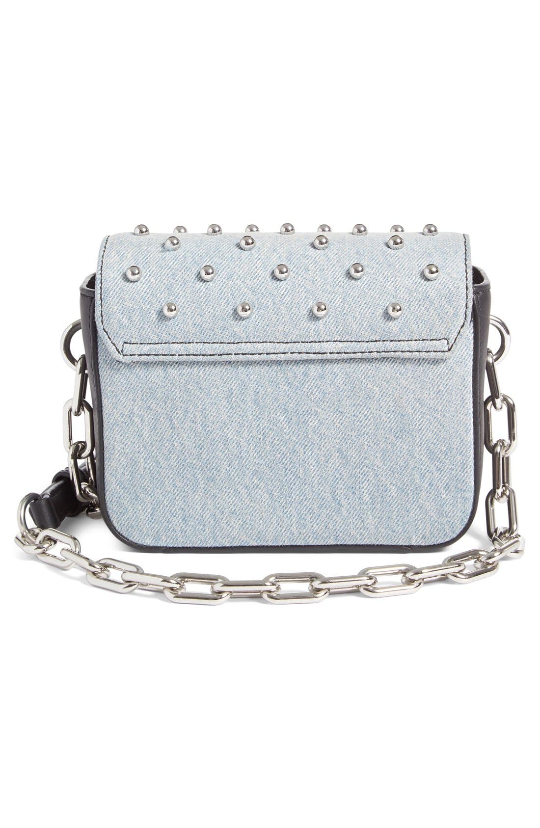 Alexander Wang Mini Prisma Studded Crossbody Bag, Alternate, color, 