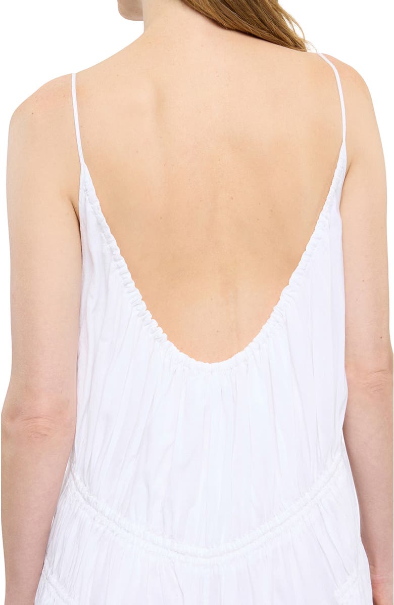 Another Tomorrow Gathered Scoop Back Dress, Alternate, color,