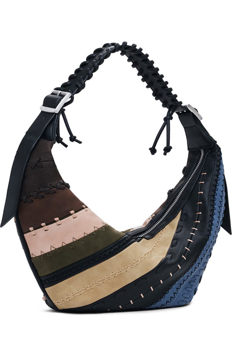 Desigual Faux Leather Crossbody Bag, Alternate, color, Brown