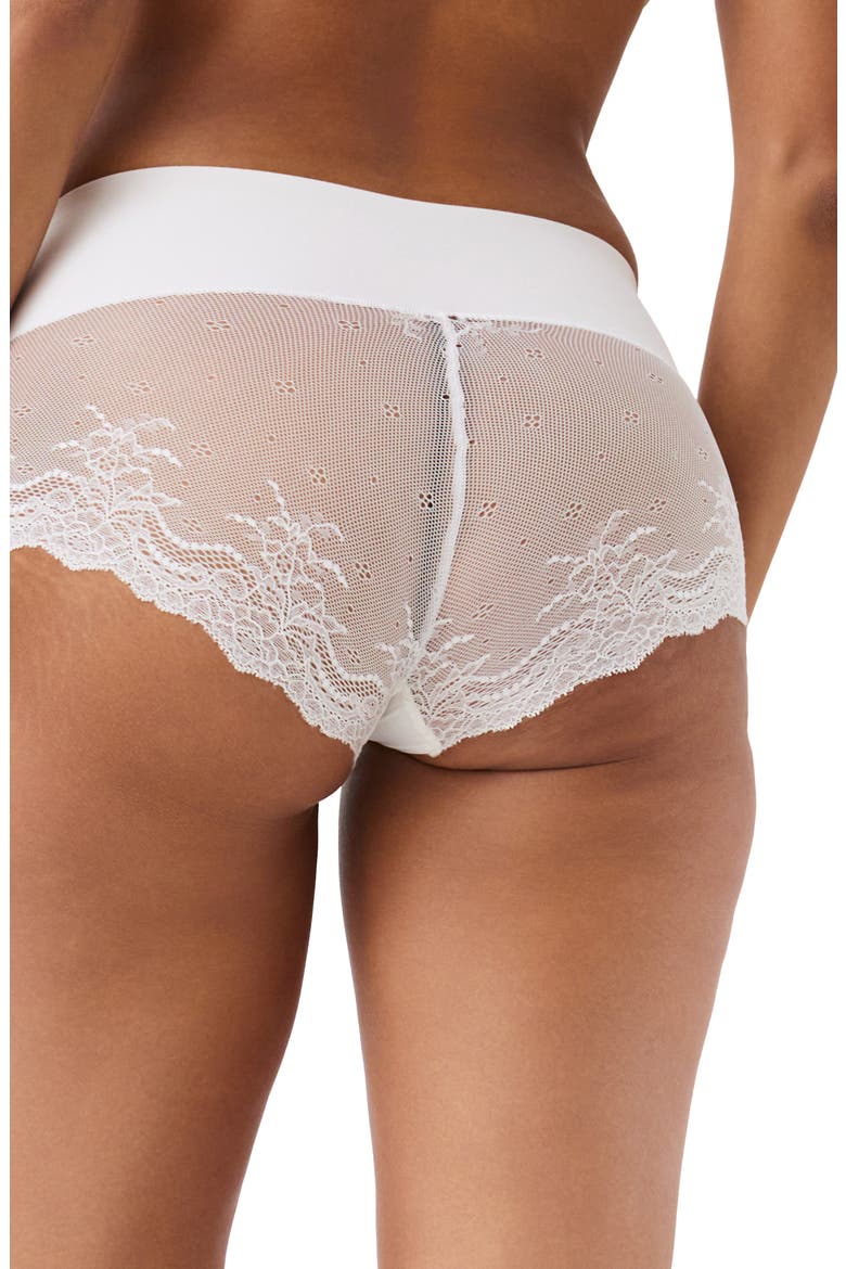 SPANXsmooth™ Undie-tectable Lace Hi-Hipster Panties, Alternate, color, POWDER