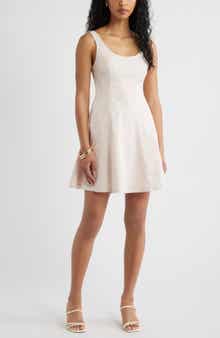 Seam Fit & Flare Poplin Minidress