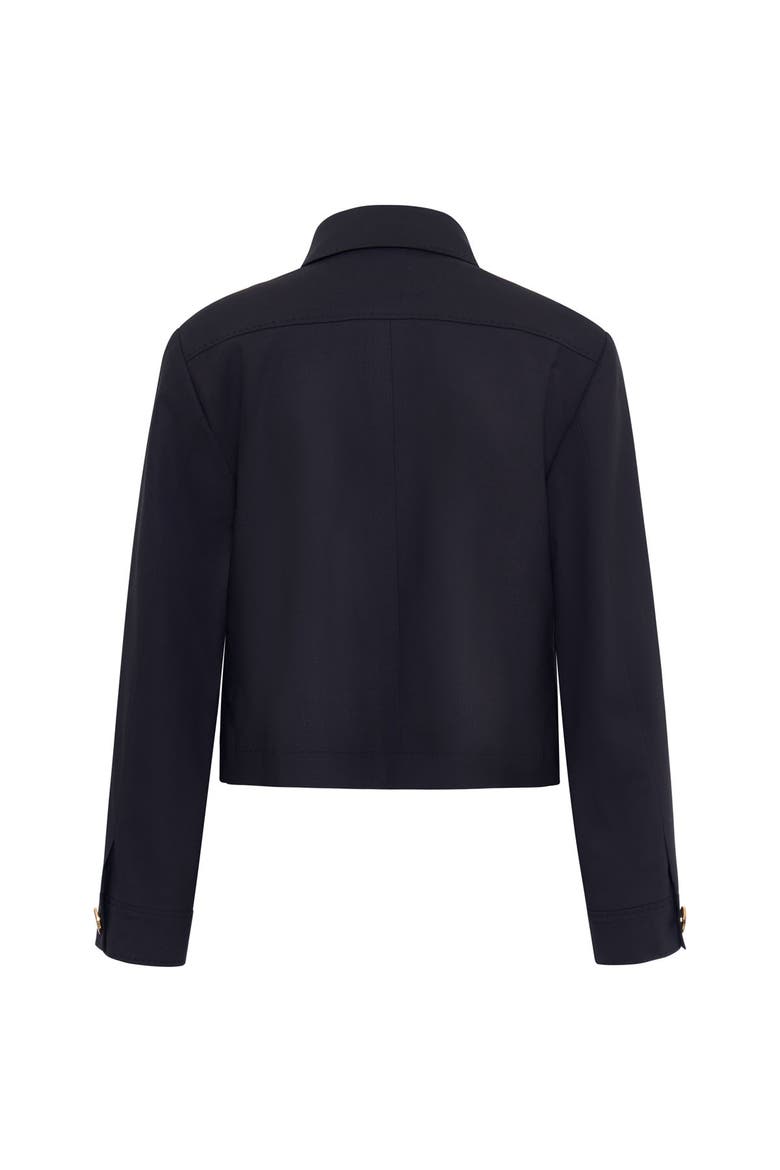 Super Soft Cool Wool Jacket With Slits, Alternate, color, Black