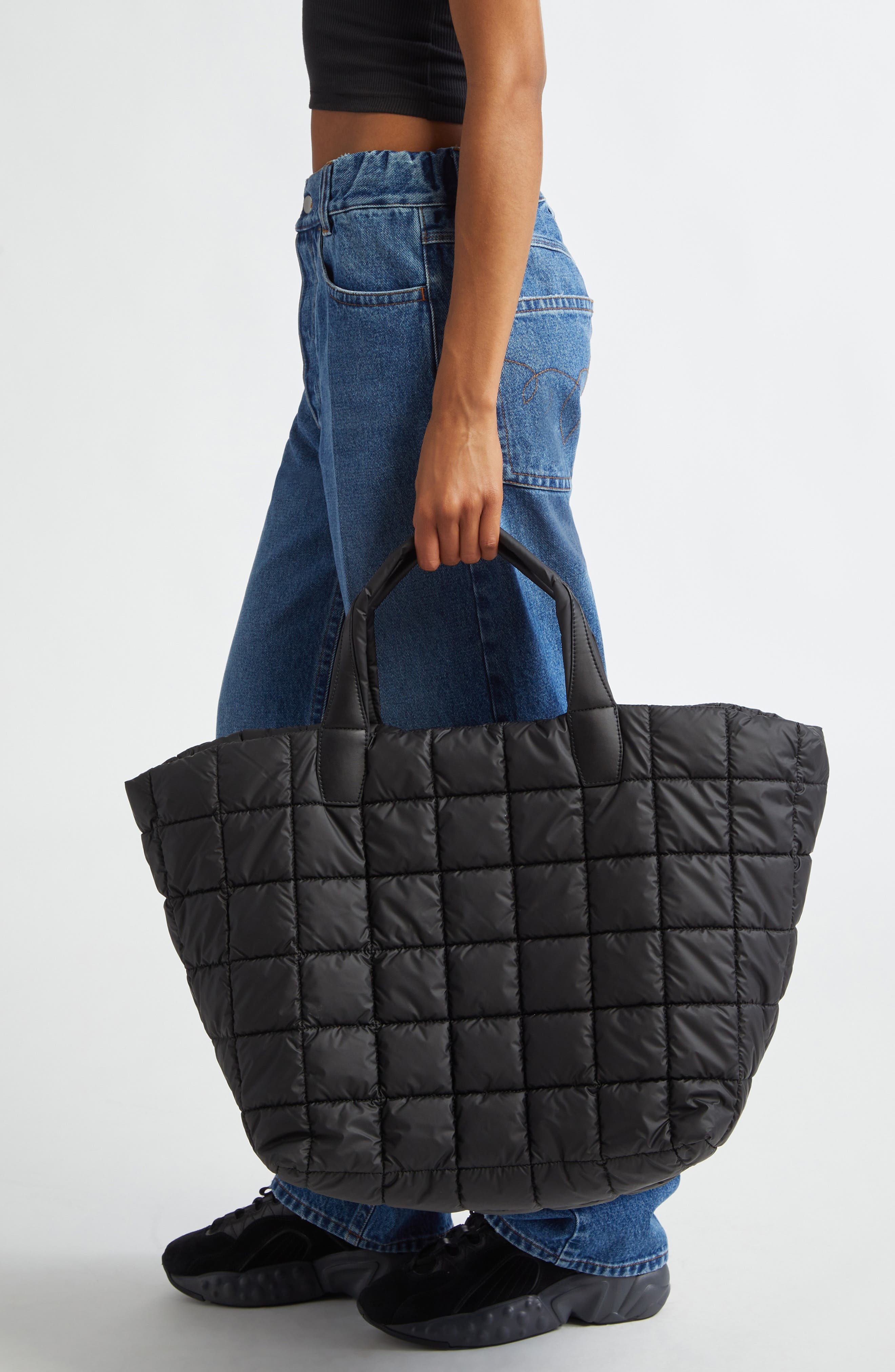 VeeCollective Porter Water Repellent Quilted Weekend Bag, Alternate, color, 