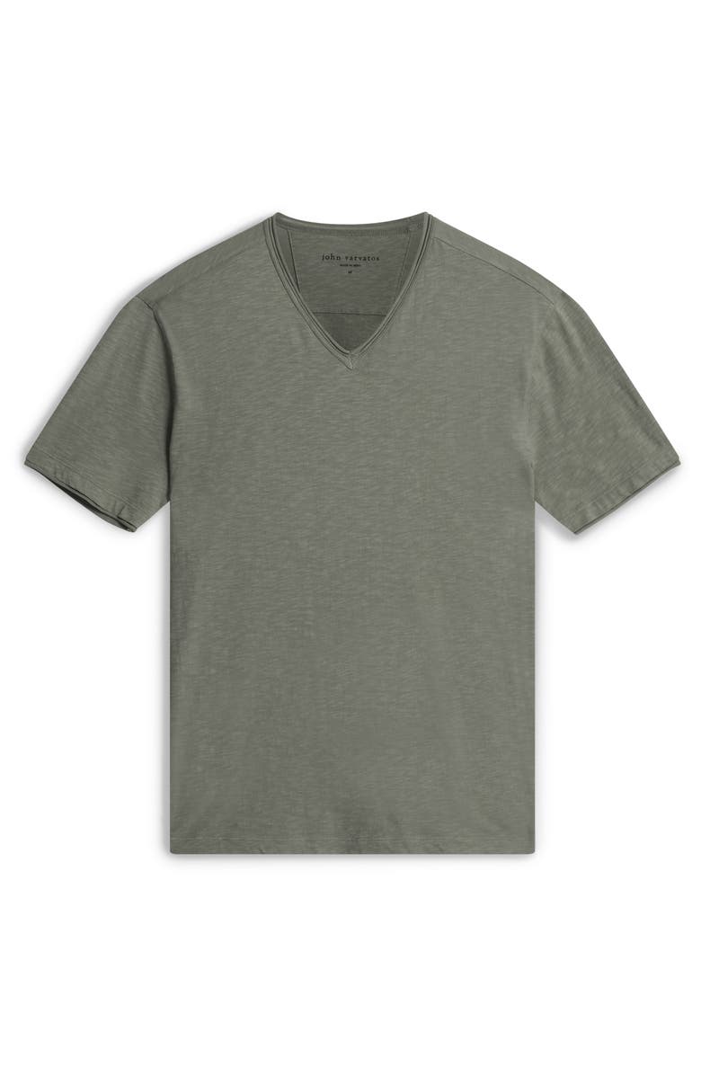 John Varvatos Miles Slub V-Neck T-Shirt, Alternate, color,