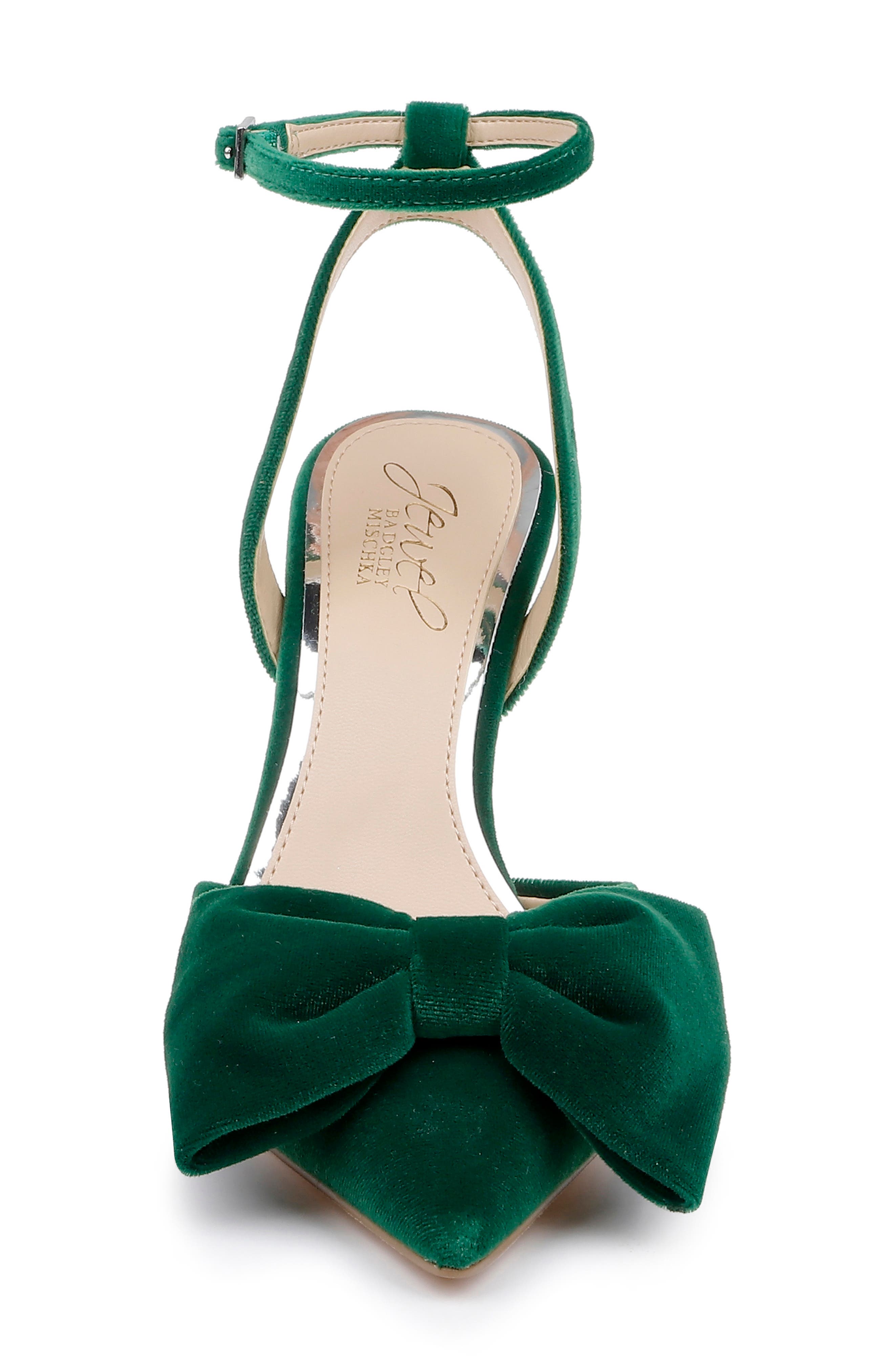 Yanna Pointed Toe Pump, Alternate, color, GREEN
