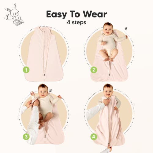 Keababies 2-pack Snooze Sleep Sacks In Mist Rose