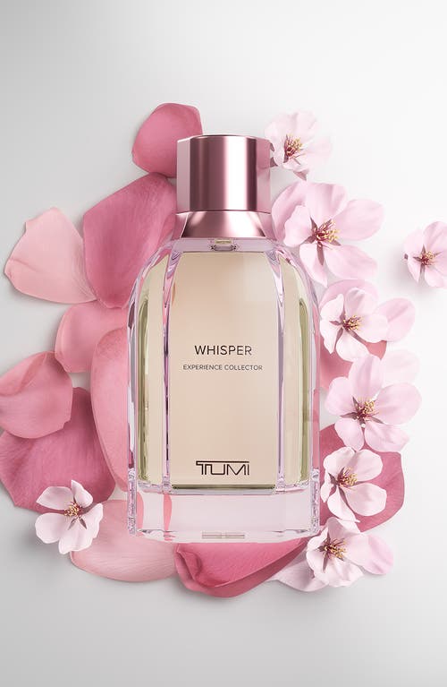 Tumi Whisper Experience Collector Extrait De Parfum Duo $190 Value In Transparent