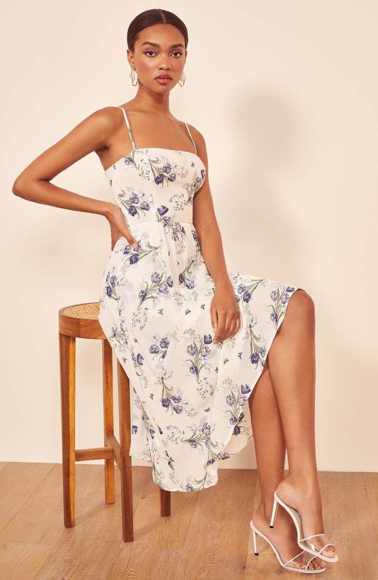 Reformation Rosehip Fit & Flare Dress, Alternate, color,