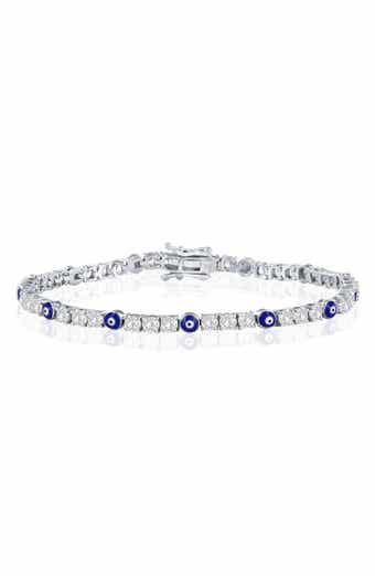 Evil Eye Cubic Zirconia Tennis Bracelet