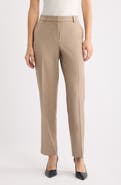 Anne Klein Pinstripe Straight Leg Ankle Pants