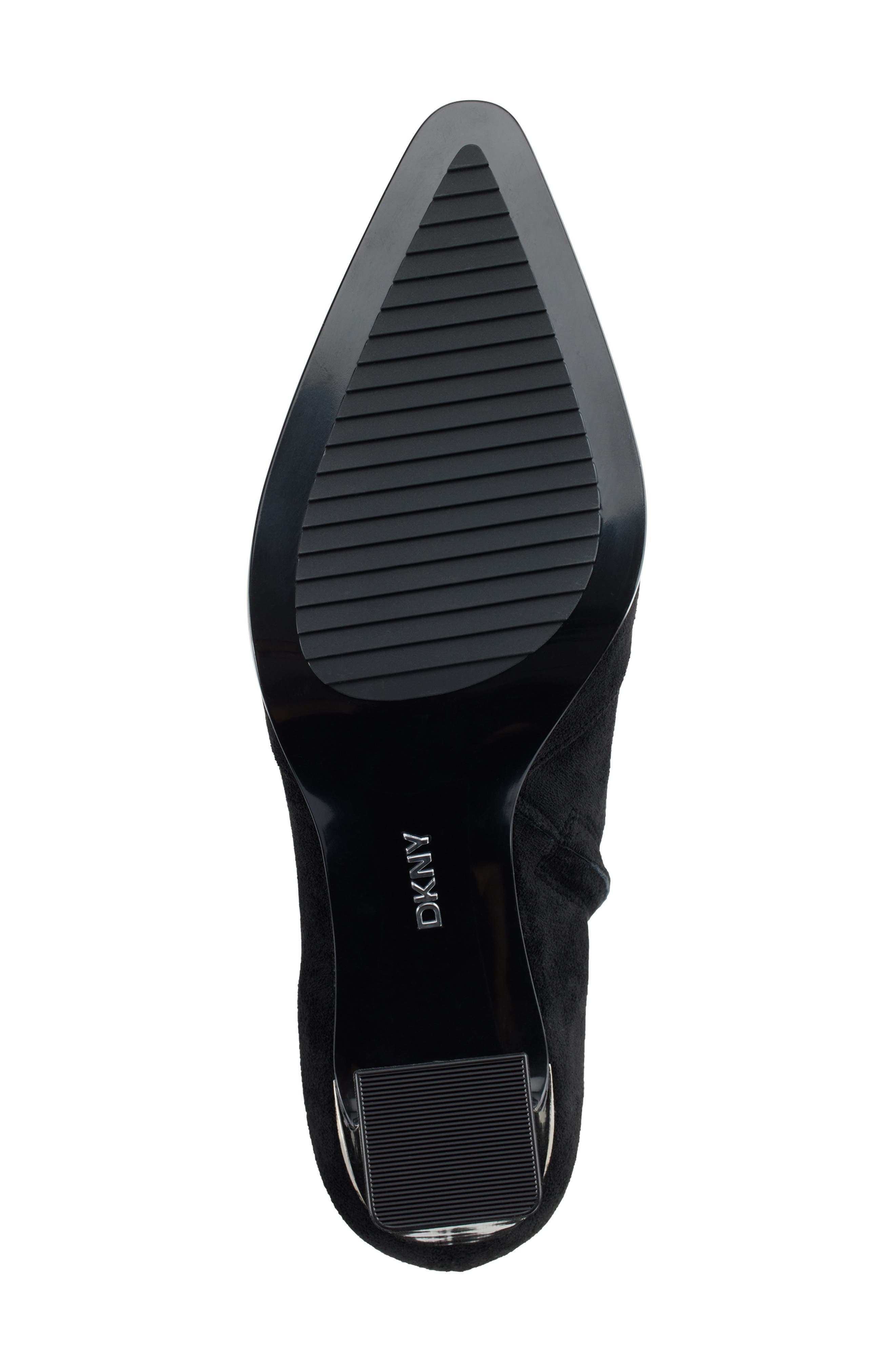 DKNY Sunny Pointed Toe Bootie, Alternate, color, Black