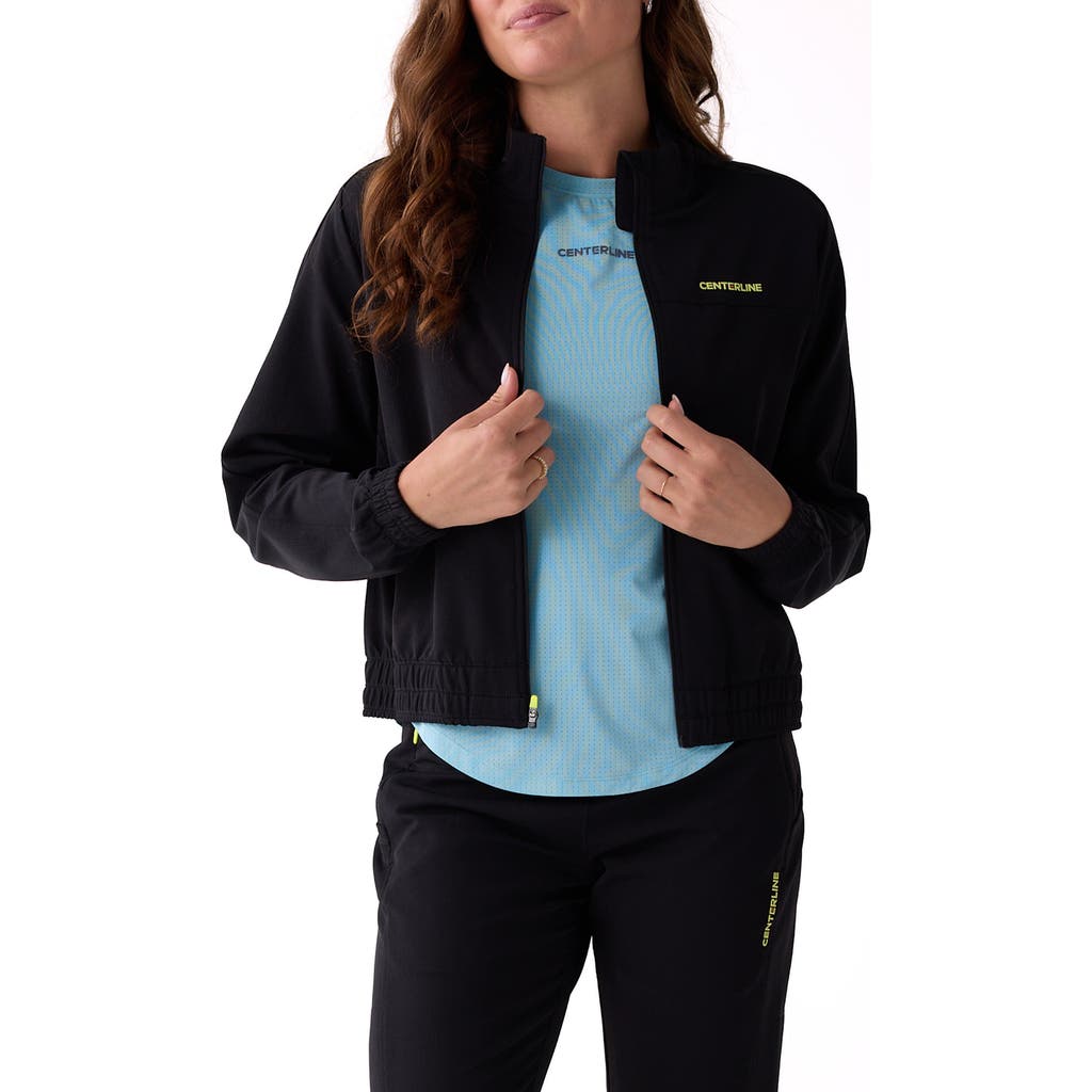 Centerline Athletics Courtside Track Jacket In Black