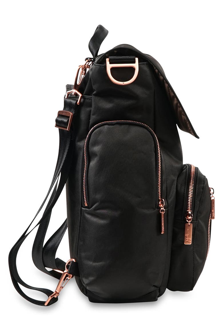 Ju-Ju-Be Onyx Be Sporty Diaper Backpack, Alternate, color, KNIGHT ROSE