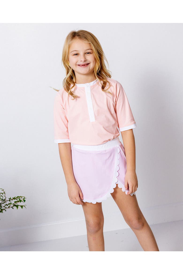 Girls Henley Top, Alternate, color, Pink