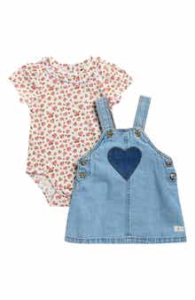 Kids' Star Print 2-Piece Bodysuit & Skirtall Set