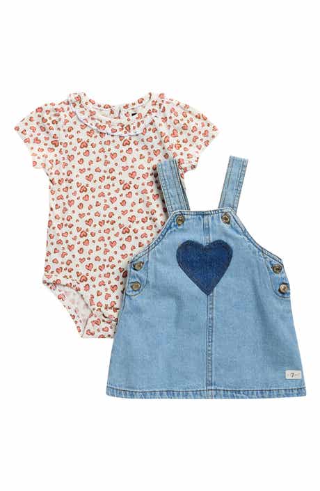 Kids' Star Print 2-Piece Bodysuit & Skirtall Set