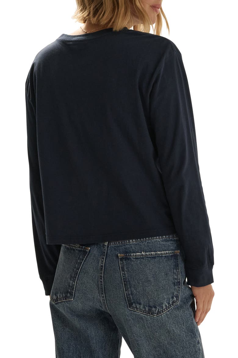 The Everyday Long Sleeve Top, Alternate, color, NAVY