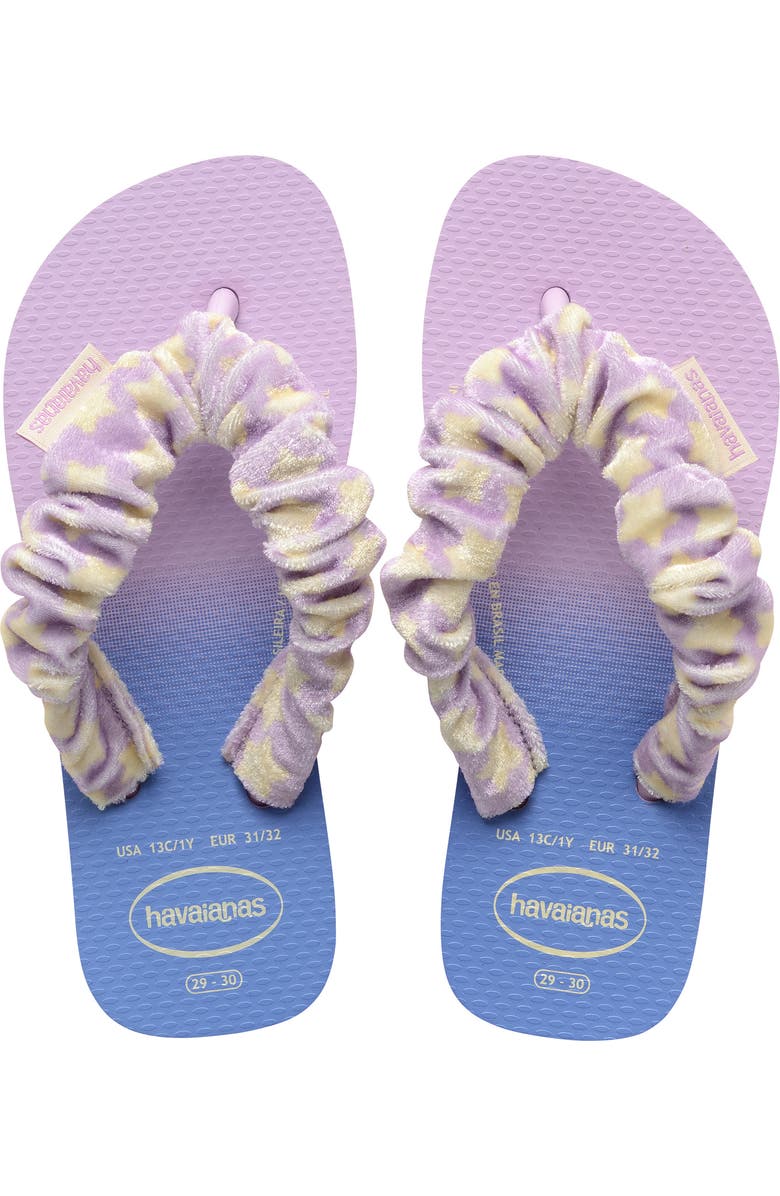 Havaianas Kids' Fluffy Flip Flop, Alternate, color, Purple Fantasy