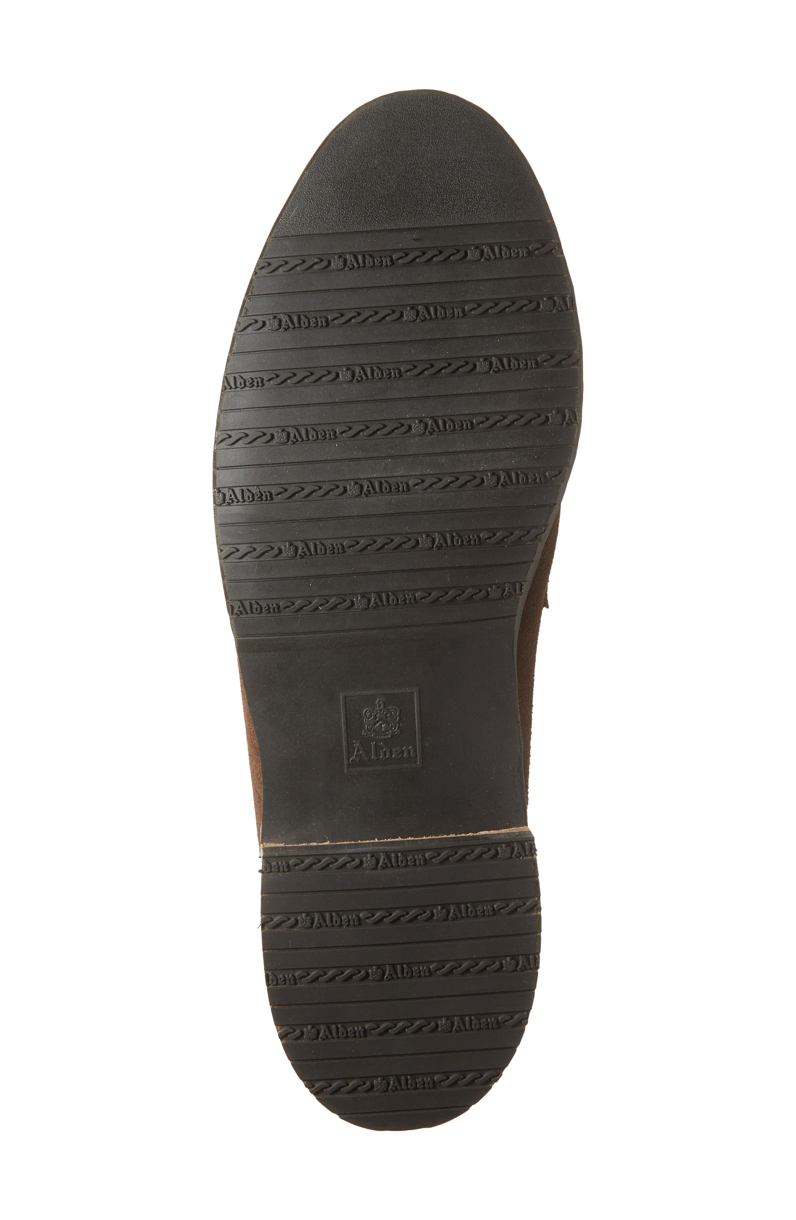 Alden Suede Penny Loafer, Alternate, color, Chocolate Suede